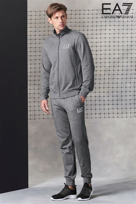 armani grey tracksuit.